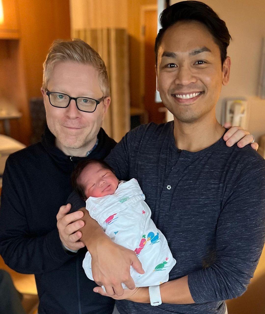 Anthony Rapp and Ken Ithiphol welcome their first child together.