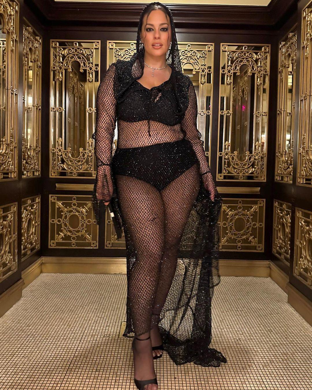 Ashley Graham at Times Person Of The Year party