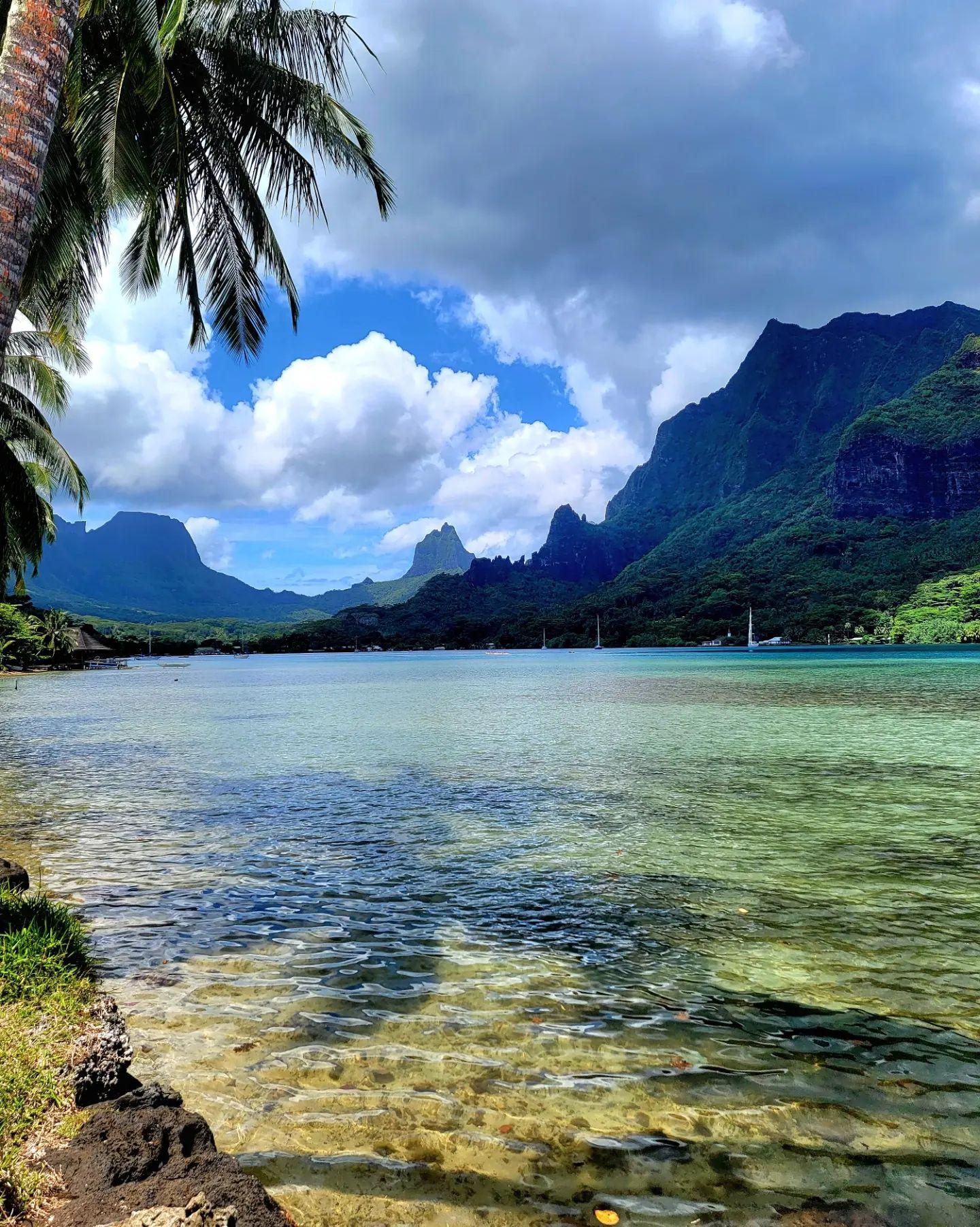Dana Hamm shared vacation photos from her trip to French Polynesia, Bora Bora, Tahiti, Moorea