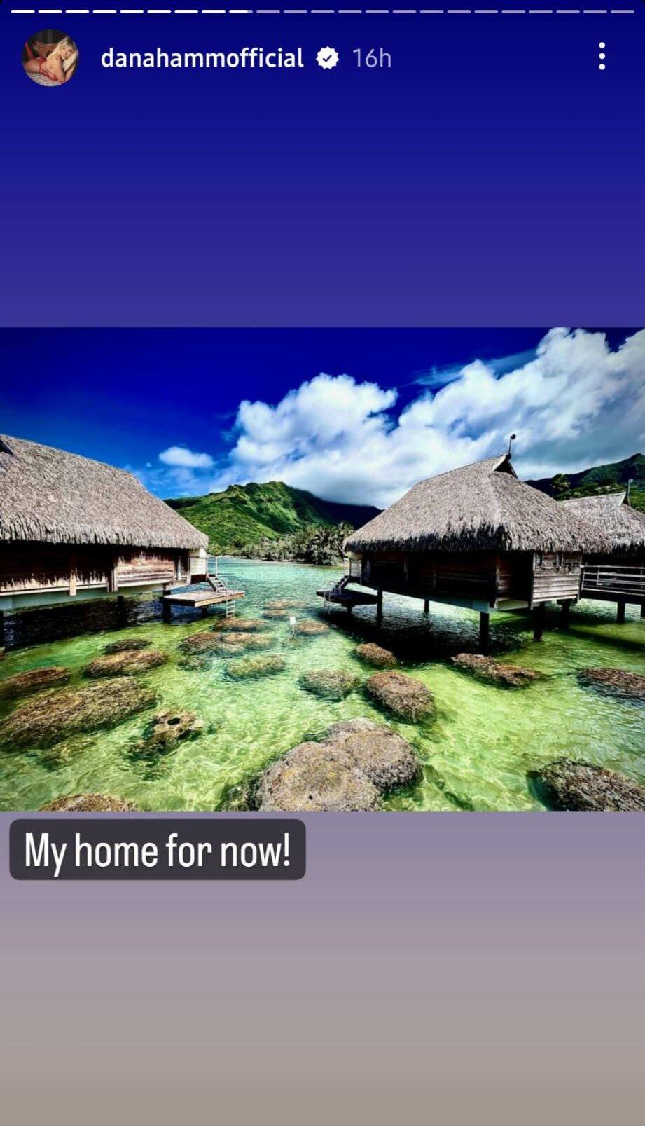 Dana Hamm in French Polynesia