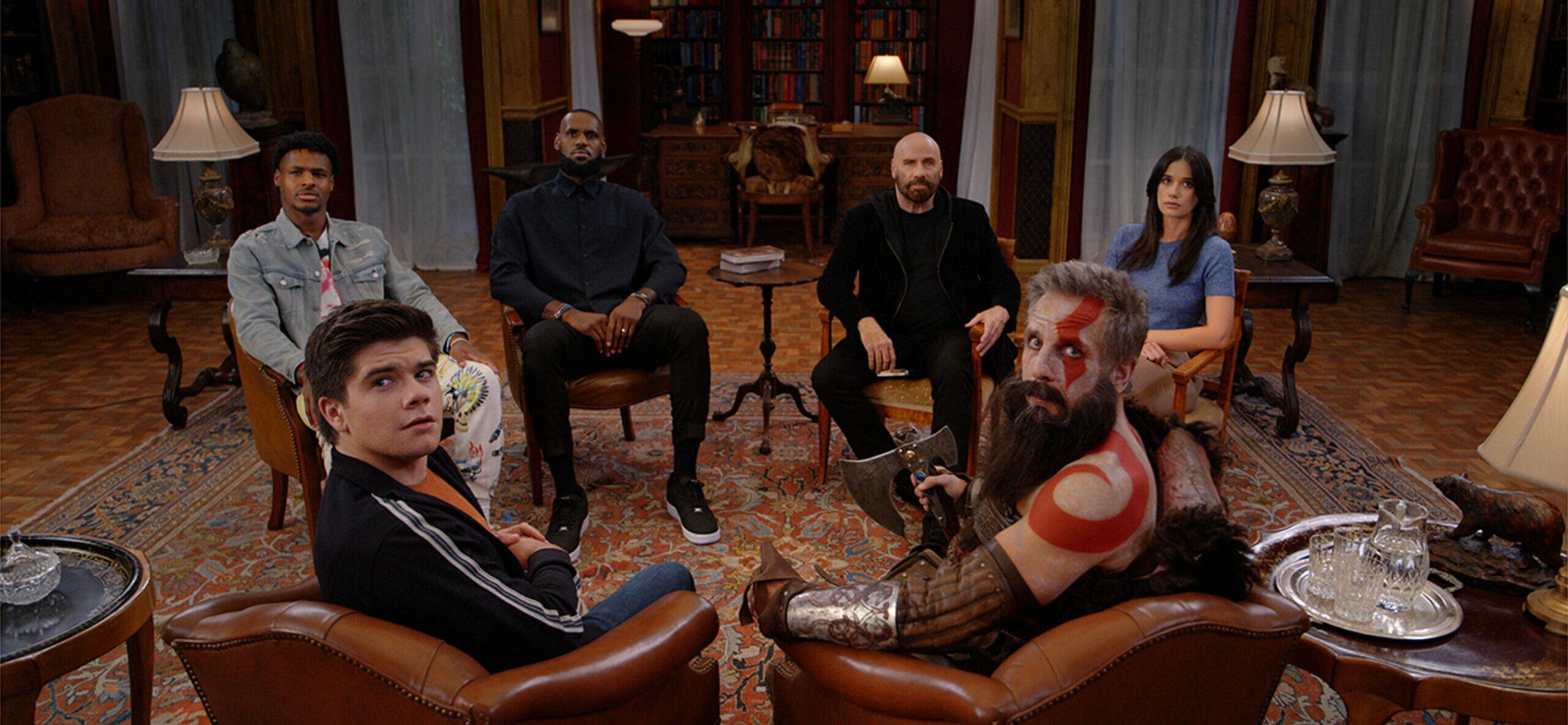 Celebrity dads Ben Stiller, John Travolta and LeBron James star with their kids in fun campaign for Sony PlayStations new God of War Ragnarök game