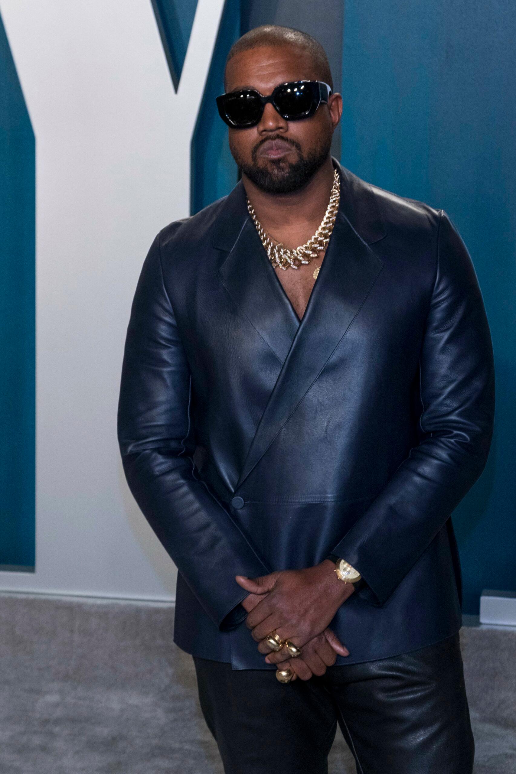 Kanye West at the Vanity Fair Oscar Party, Arrivals, Los Angeles, USA - 09 Feb 2020