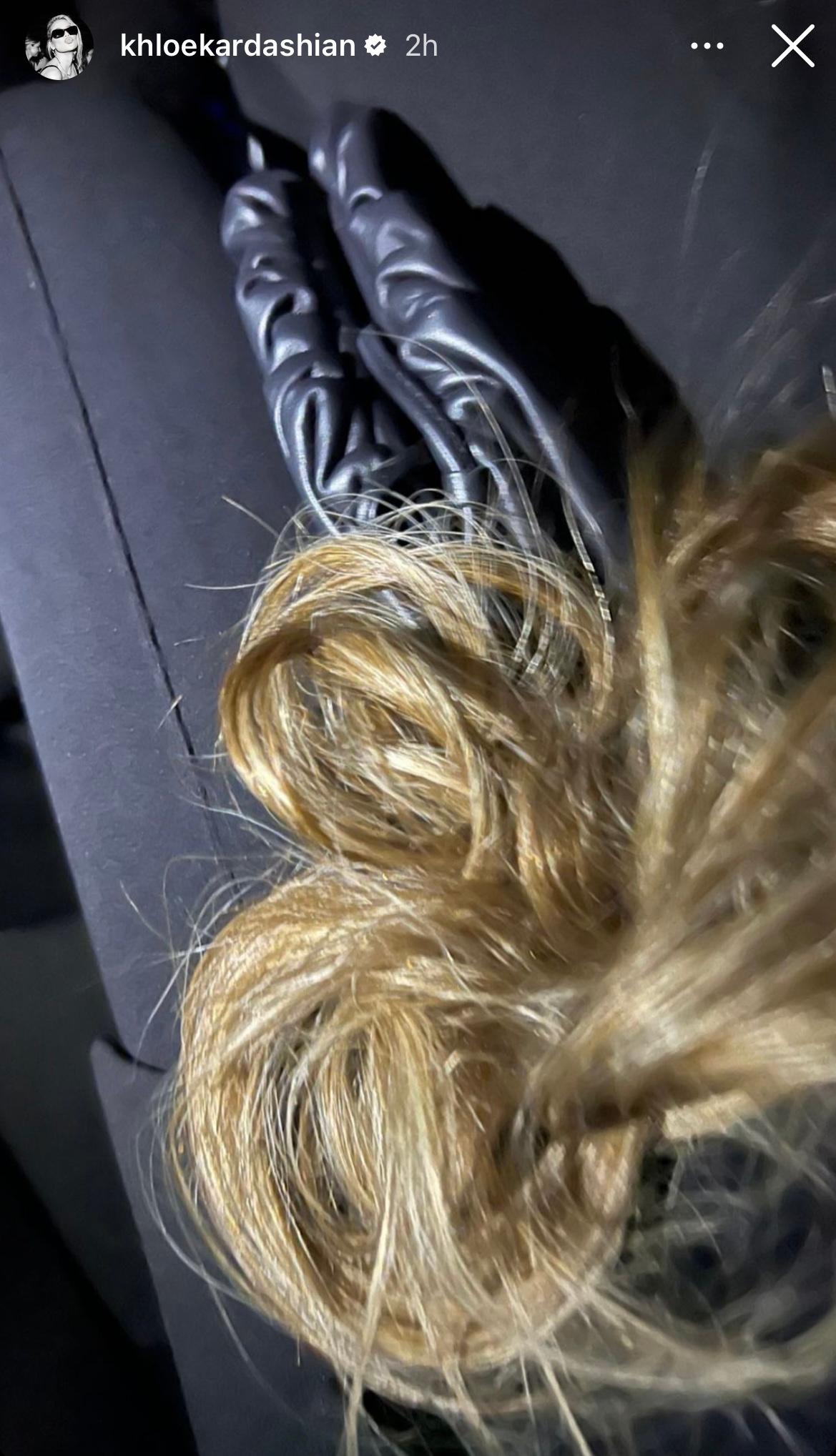 Khloe Kardashian hair
