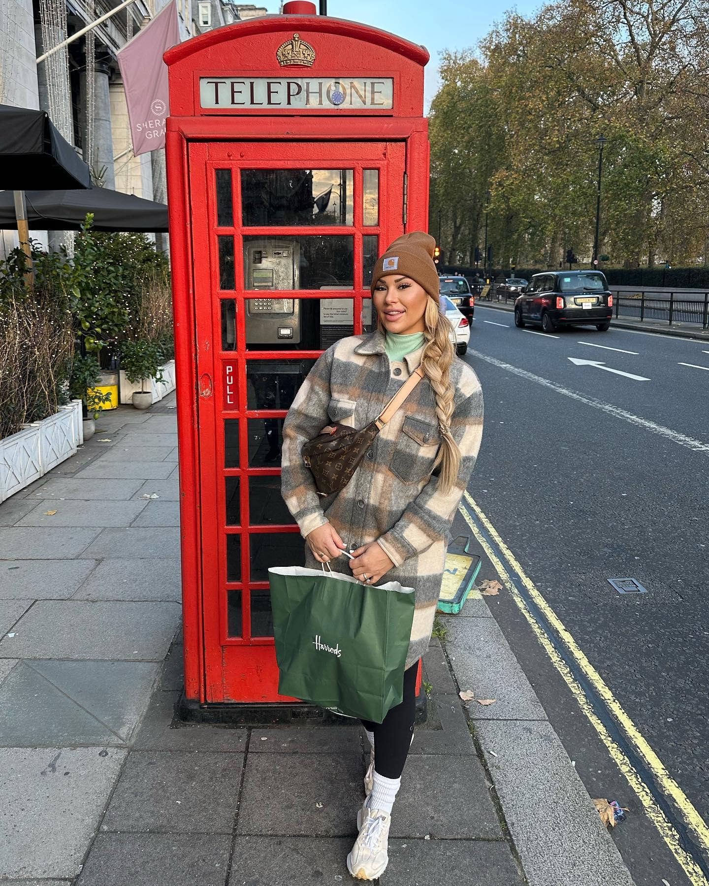 Kindly Myers on a trip to London