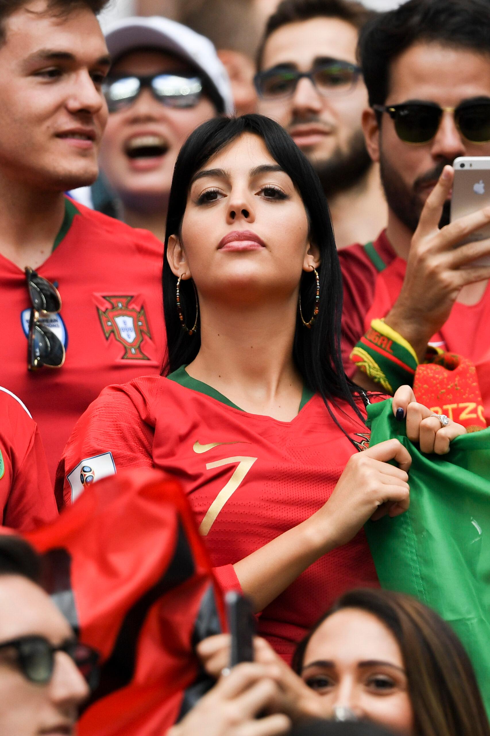 A esposa de Cristiano Ronaldo, Georgina Rodriguez, está presente na Copa do Mundo FIFA 2018 na Rússia