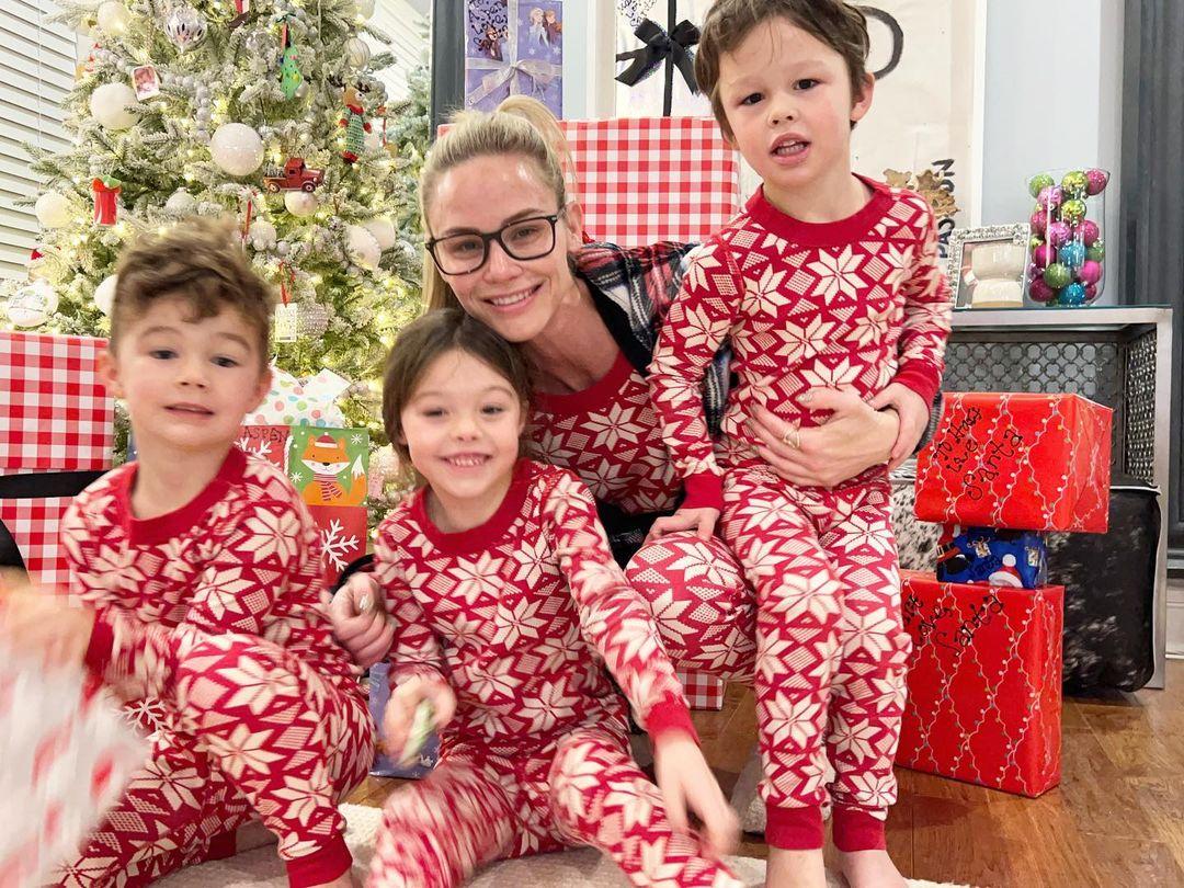 Meghan King celebrates Christmas with kids as single mom