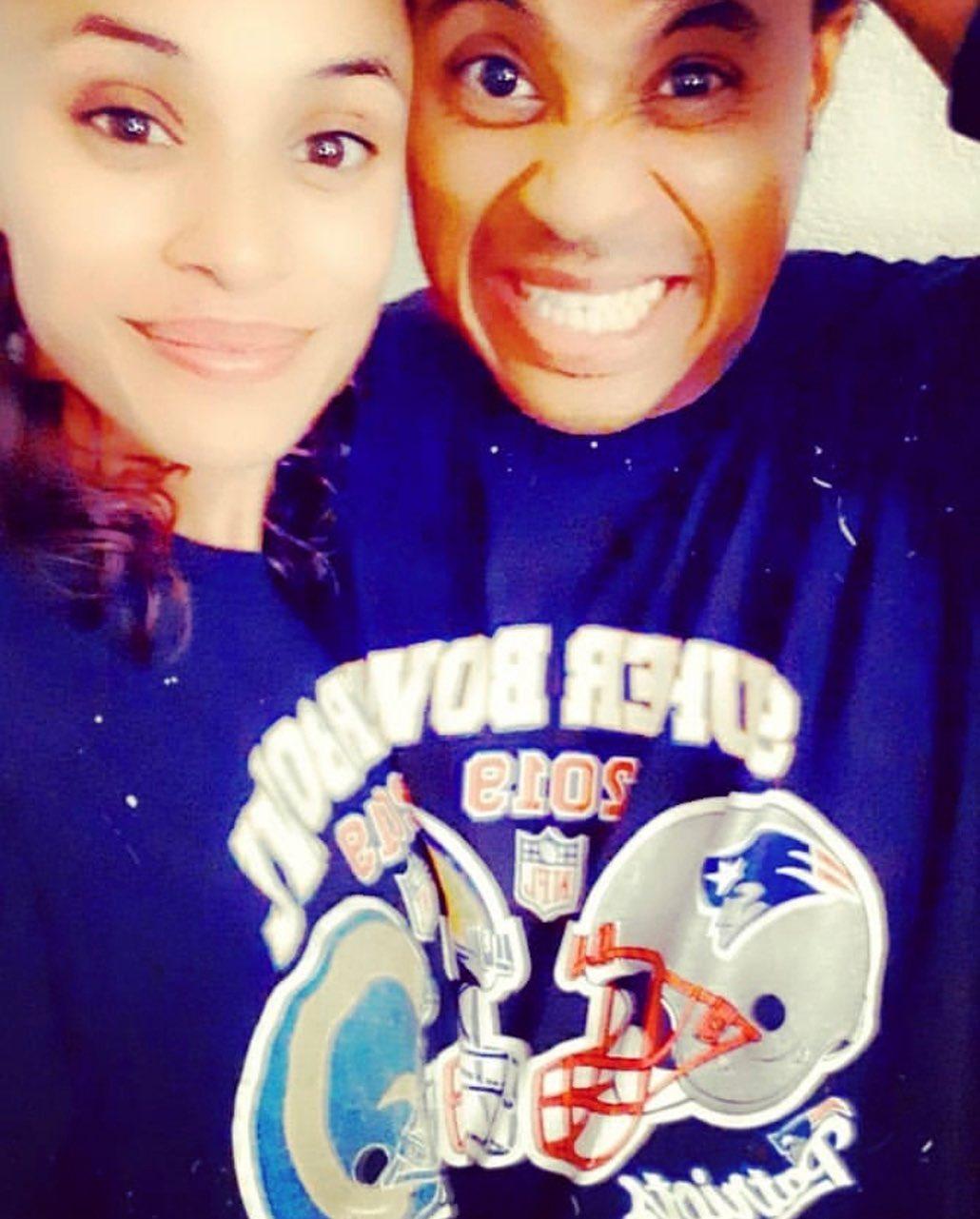 Orlando Brown and girlfriend