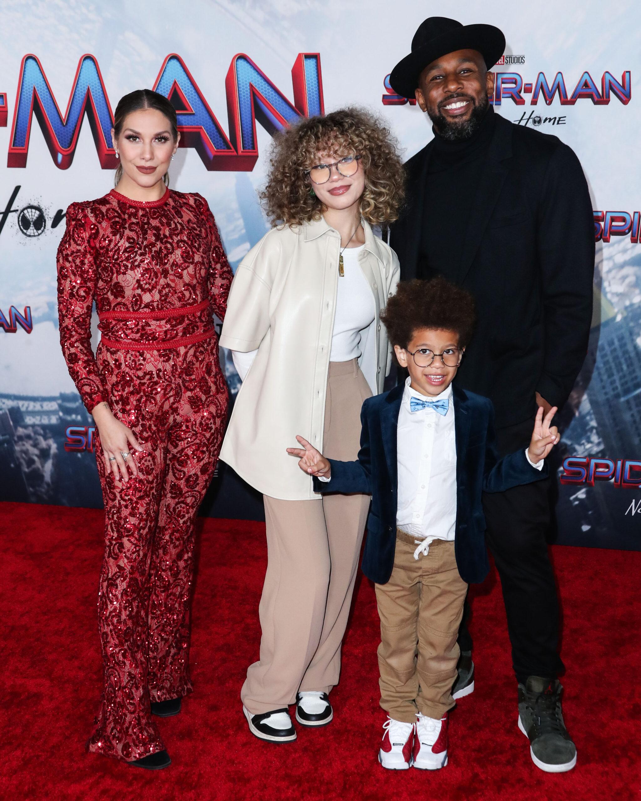 tWitch and family Los Angeles Premiere Of Columbia Pictures' 'Spider-Man: No Way Home'