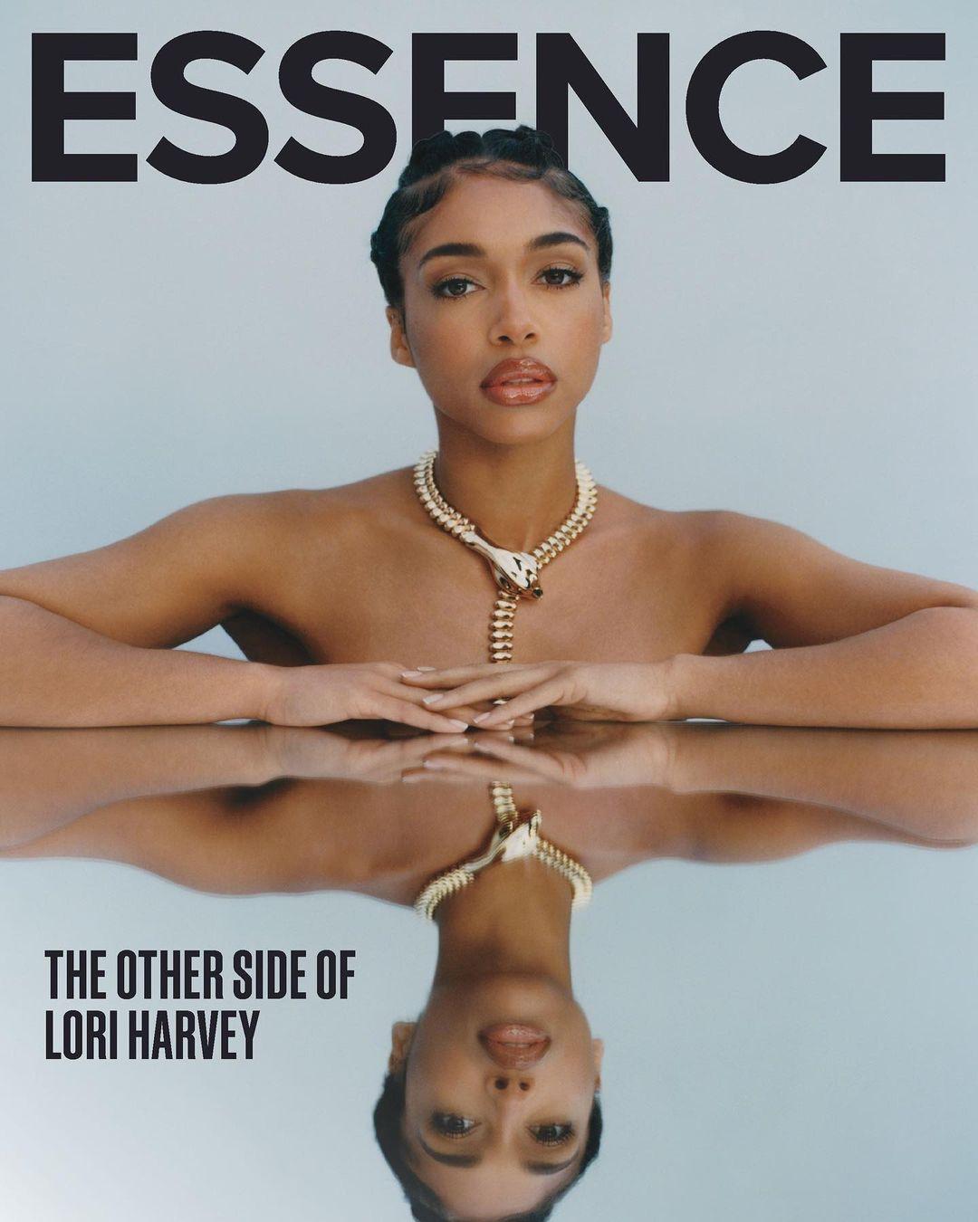 Lori Harvey Protects Her Heart With Revealing Metal Chest Plate