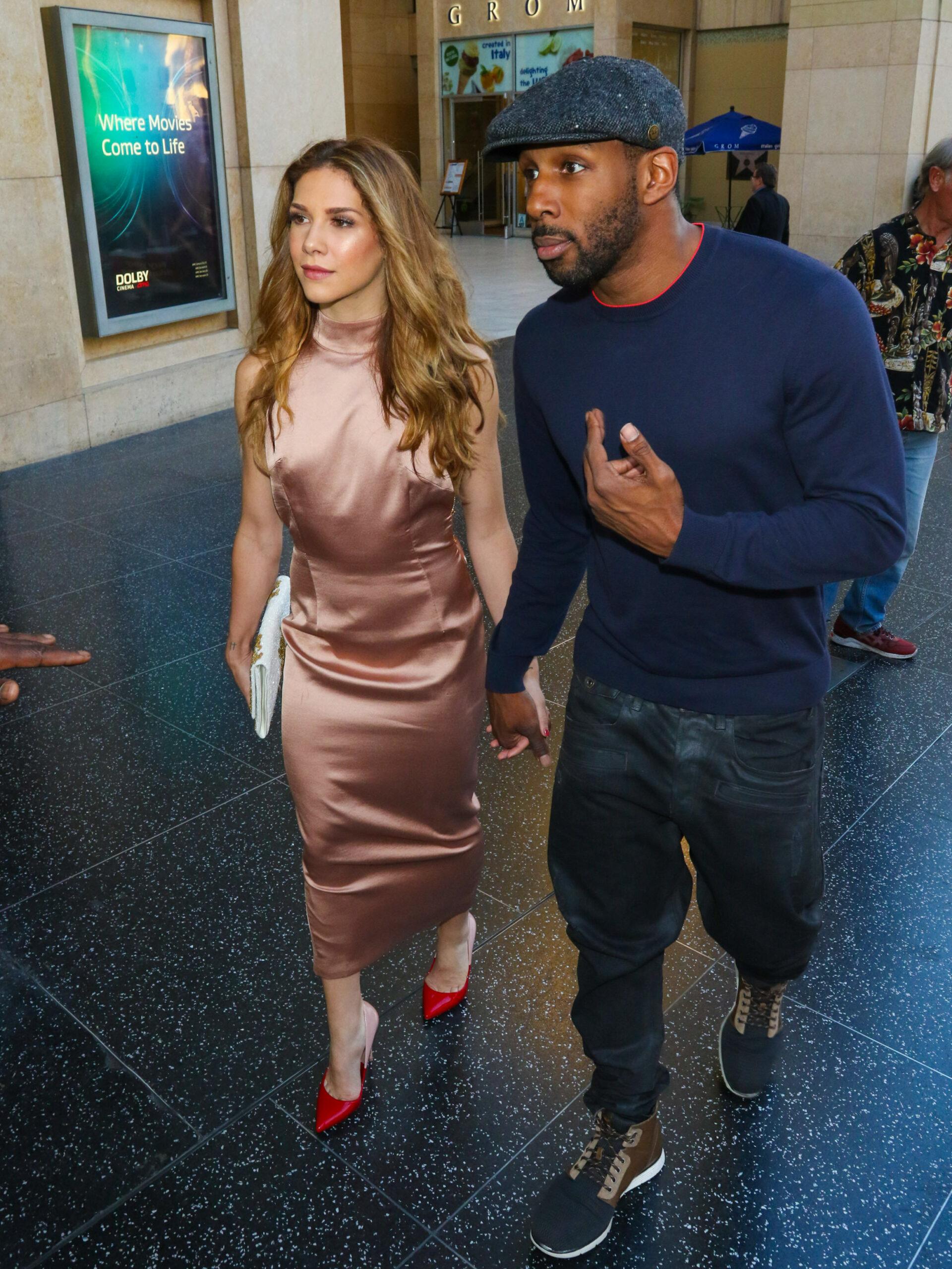 Allison Holker and Stephen Twitch Boss sightings outside TCL Chinese Theatre