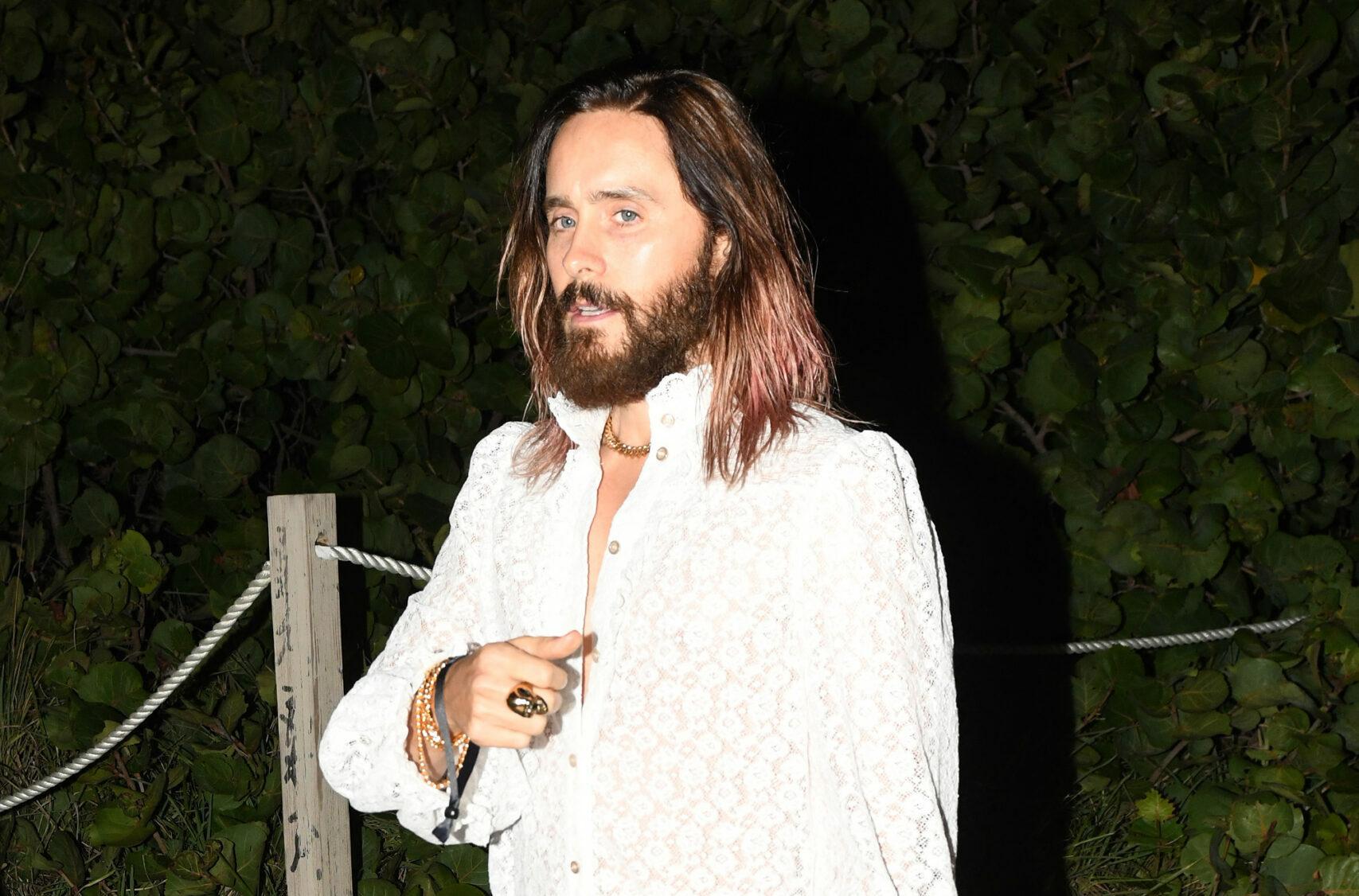Why did Britney Spears make a reference to Jared Leto's band?