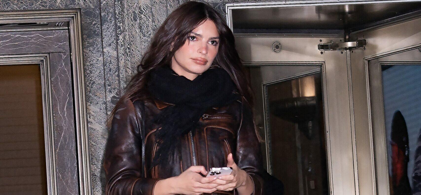 Emily Ratajkowski is seen out and about in NYC