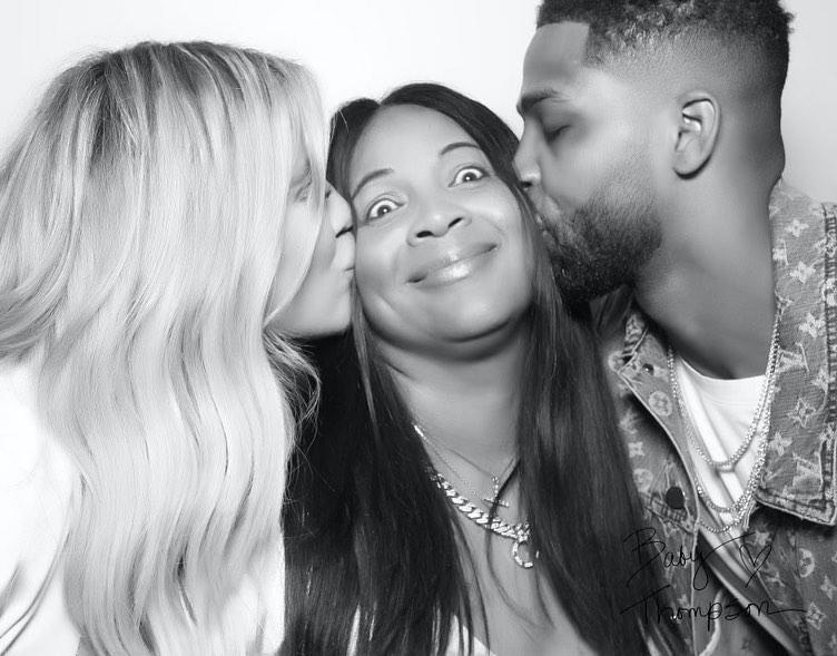 Khloé Kardashian and Tristan Thompson with Andrea