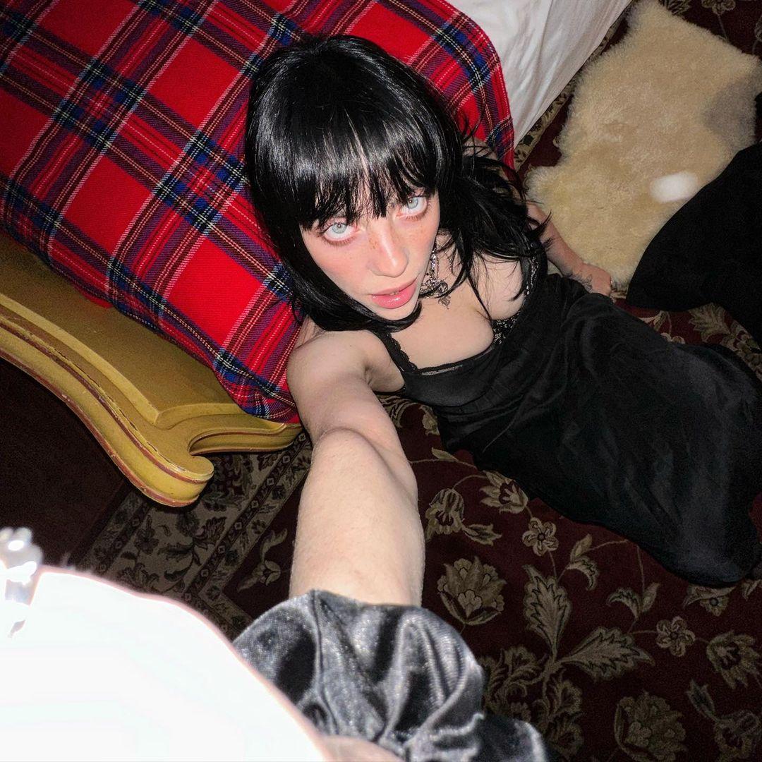 Billie Eilish shares lingerie photos on Instagram