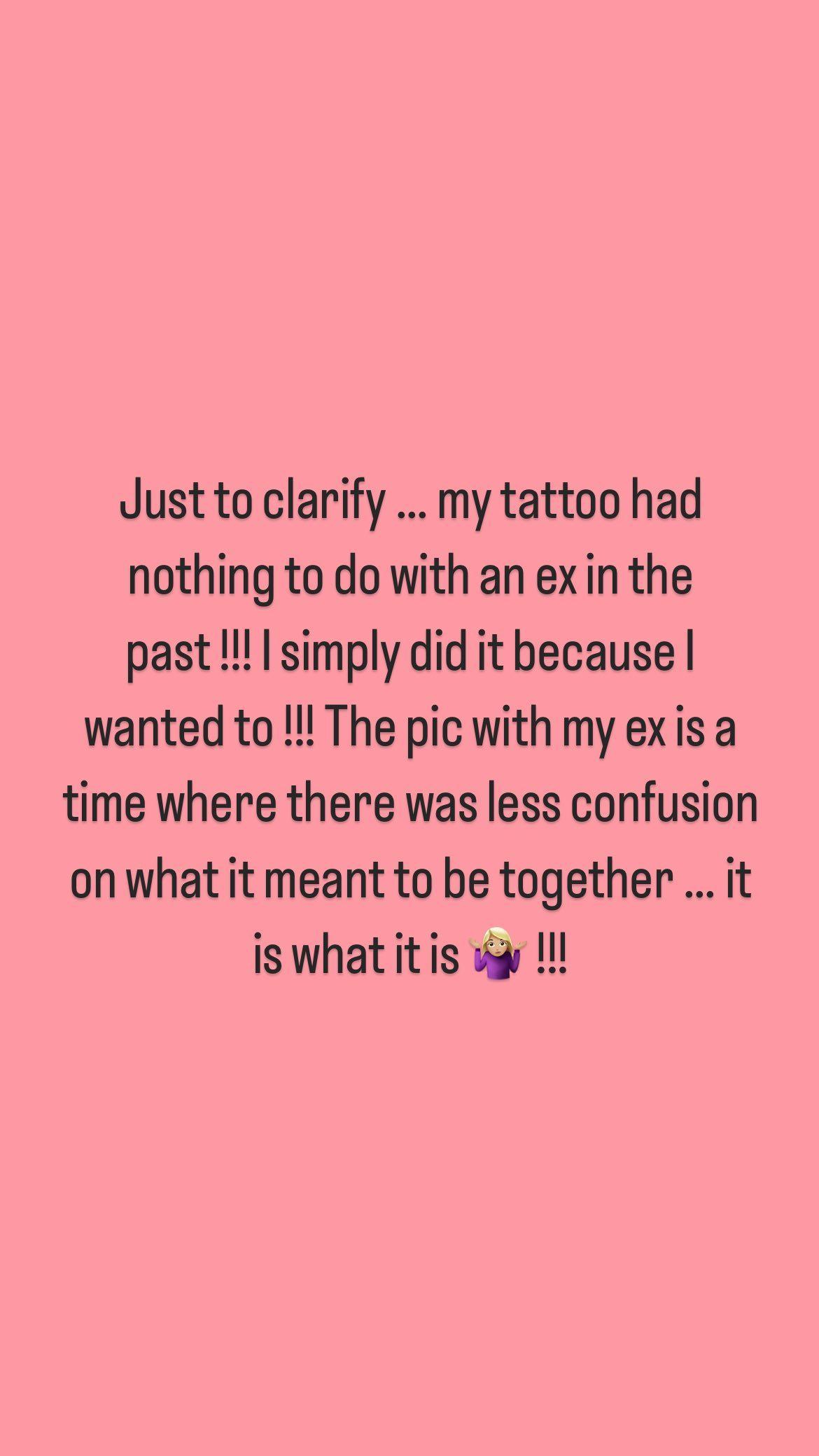 Britney Spears talks about her new tattoo