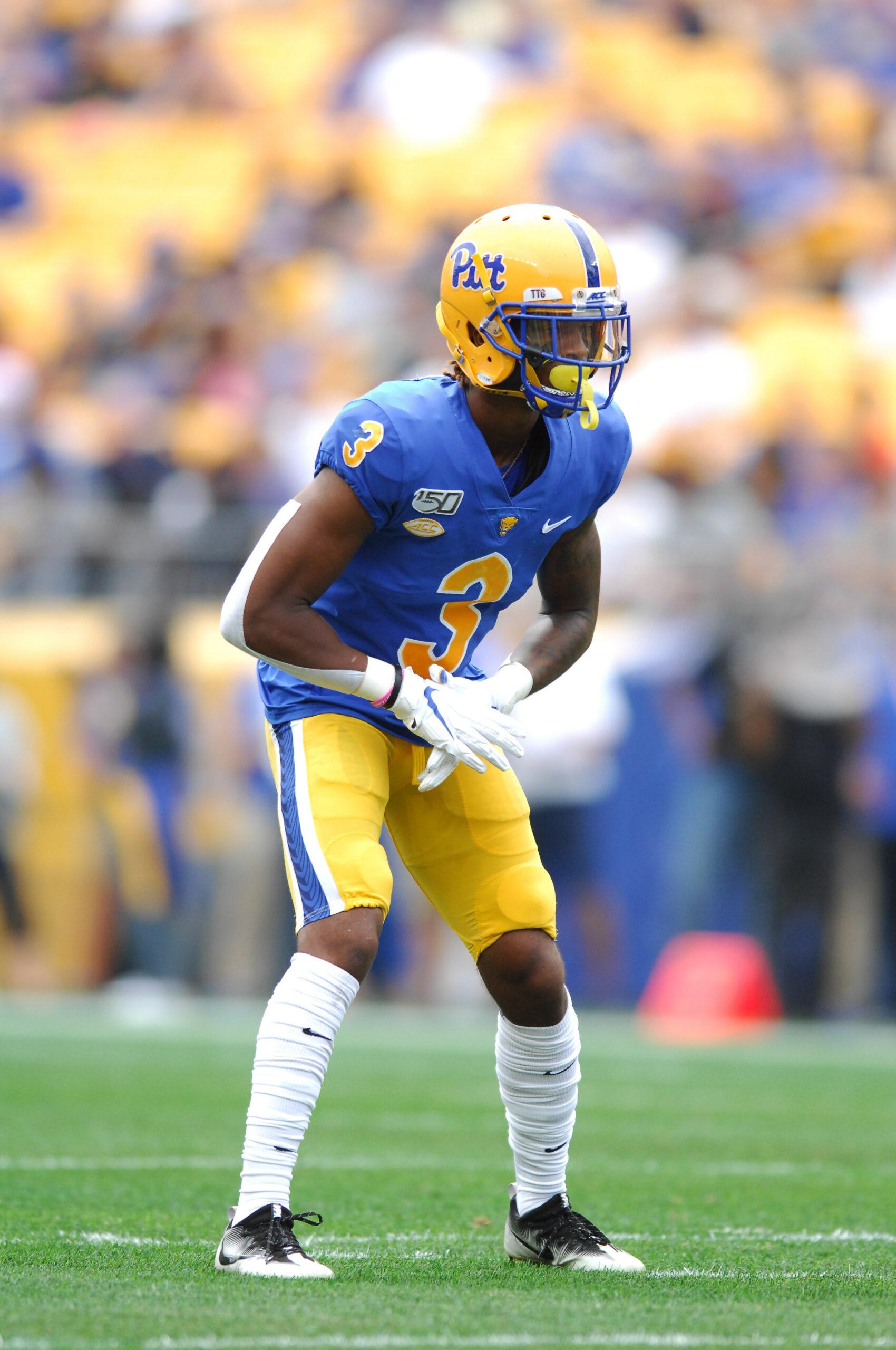 Damar Hamlin #3 during the Pitt Panthers vs Delaware Blue Hens at Heinz Field in Pittsburgh, PA.