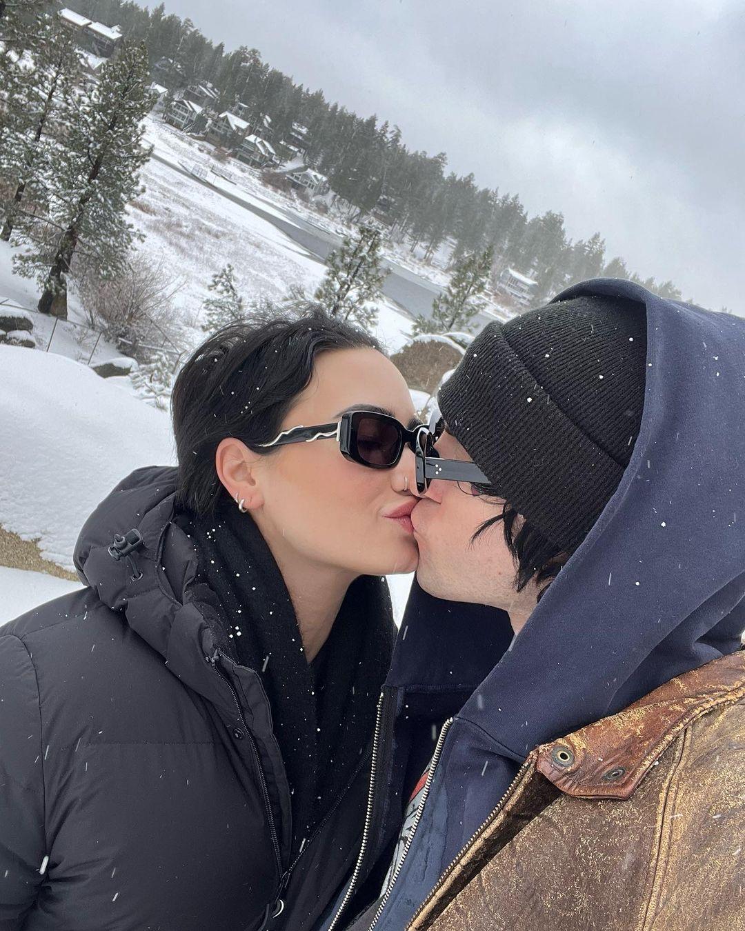 Demi Lovato and BF Jutes celebrate New Year