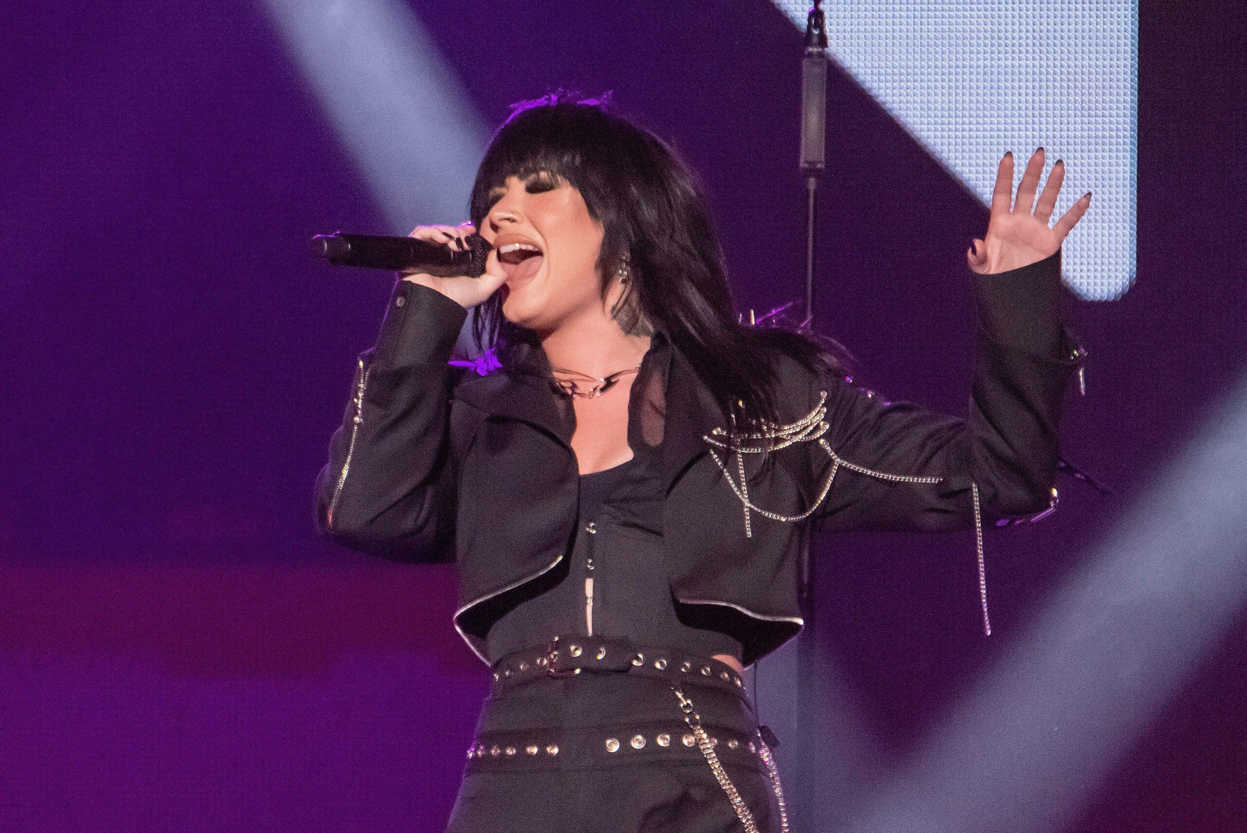 Demi Lovato at iHeartRadio z100's Jingle Ball 2022 Show