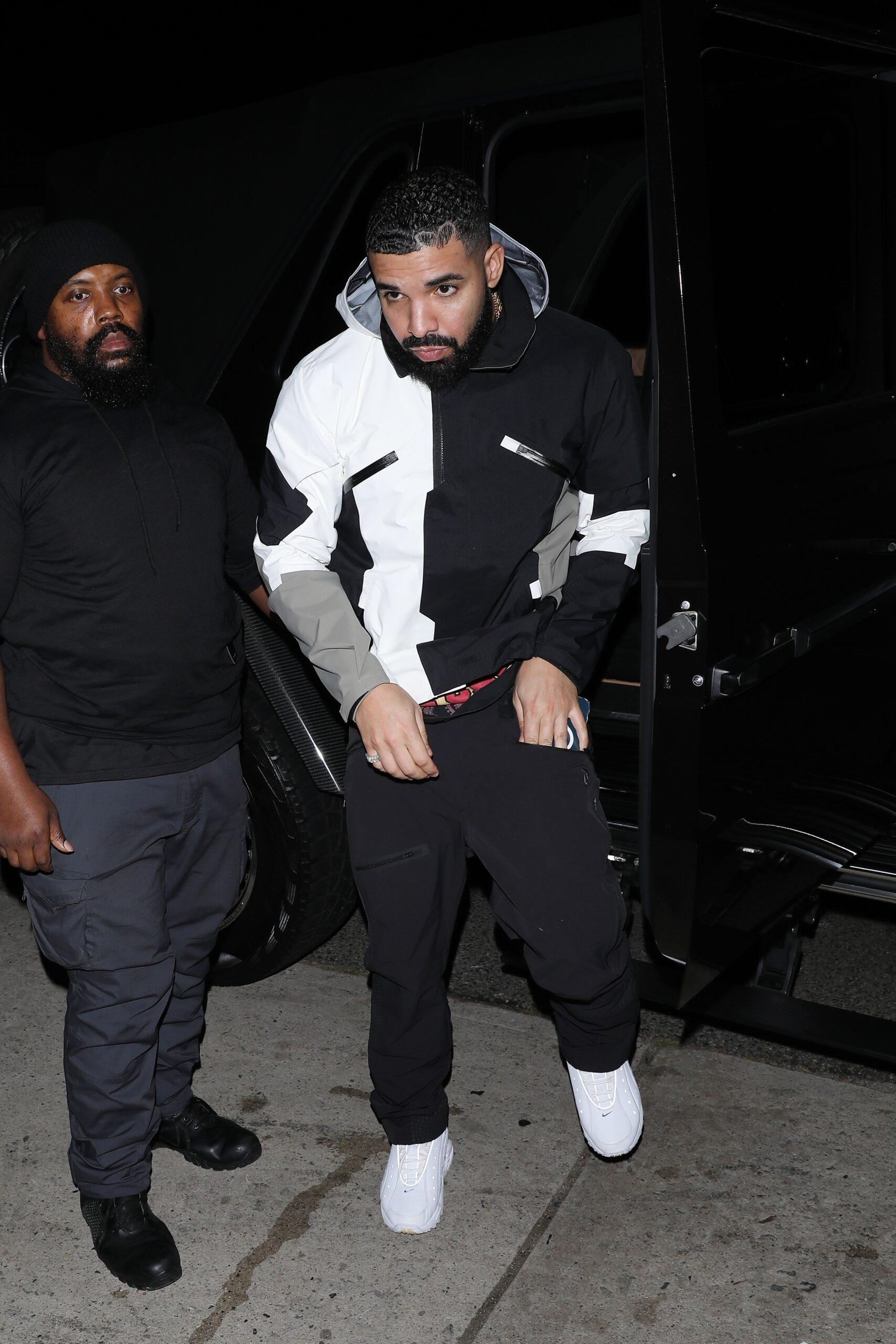 Rapper Drake arrives in style to the SHOREbar to party