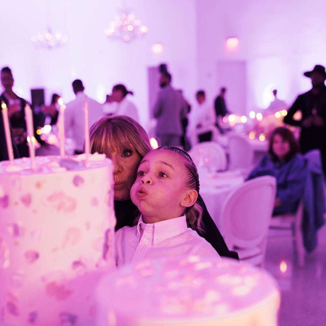 Drake'sson Adonis at his mother's birthday party
