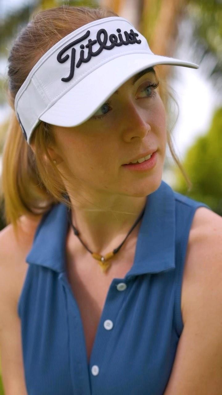 Grace Charis golfing 