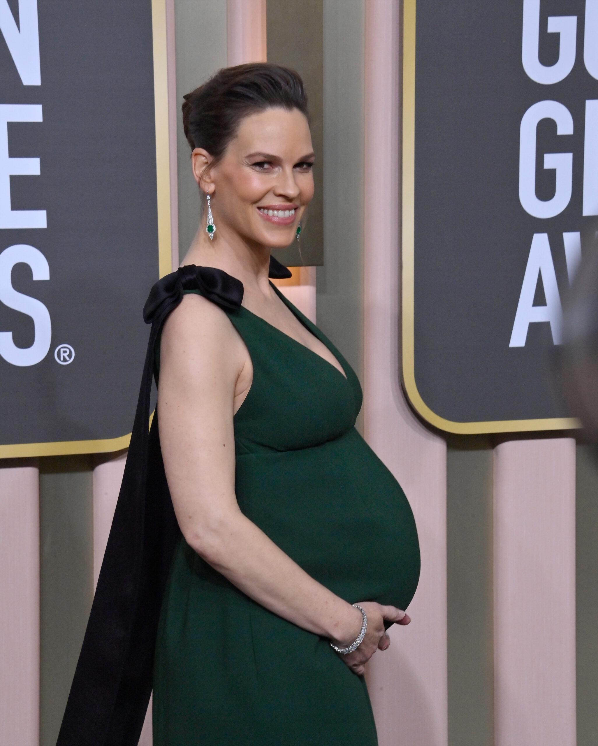 Hilary Swank Attends the Golden Globe Awards in Beverly Hills