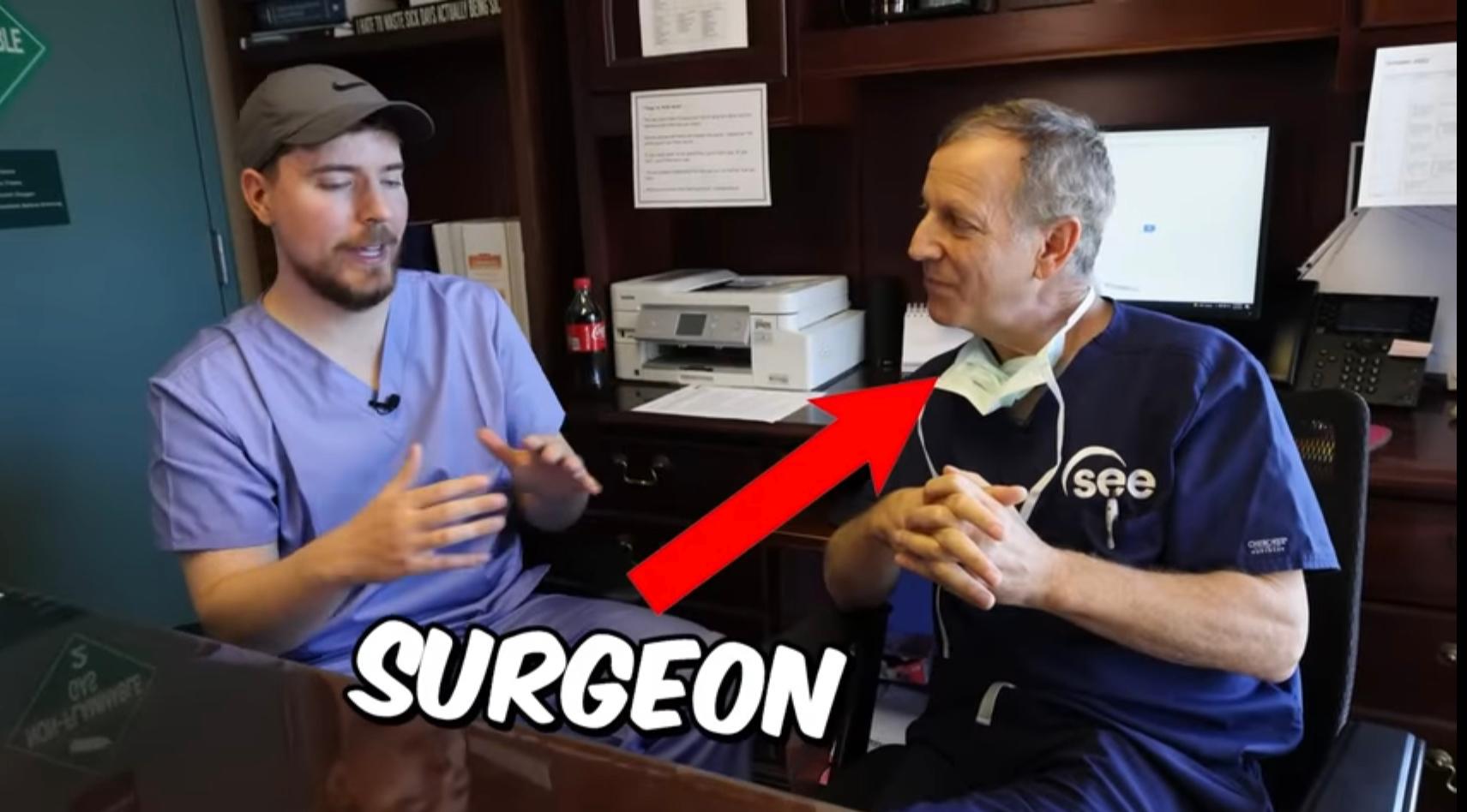MrBeast and Dr. Levenson