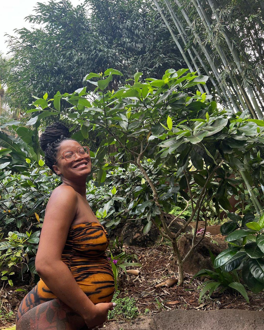 Keke Palmer Looks Radiant With Her Baby Bump In Beautiful Vacation Photos: 'The Theme Is Rest'