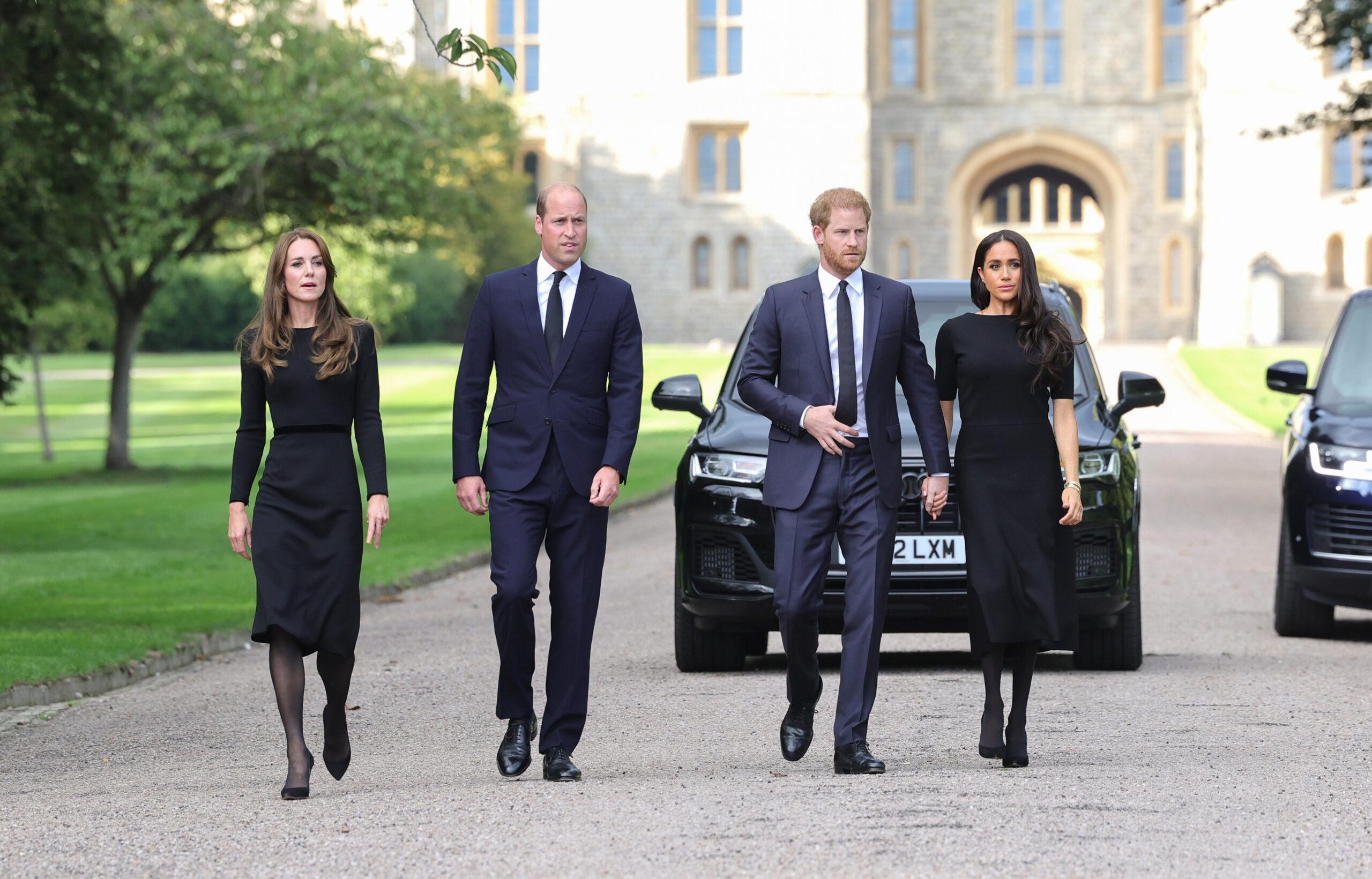 Pangeran Harry, Pangeran William, Kate Middleton, Meghan Markle