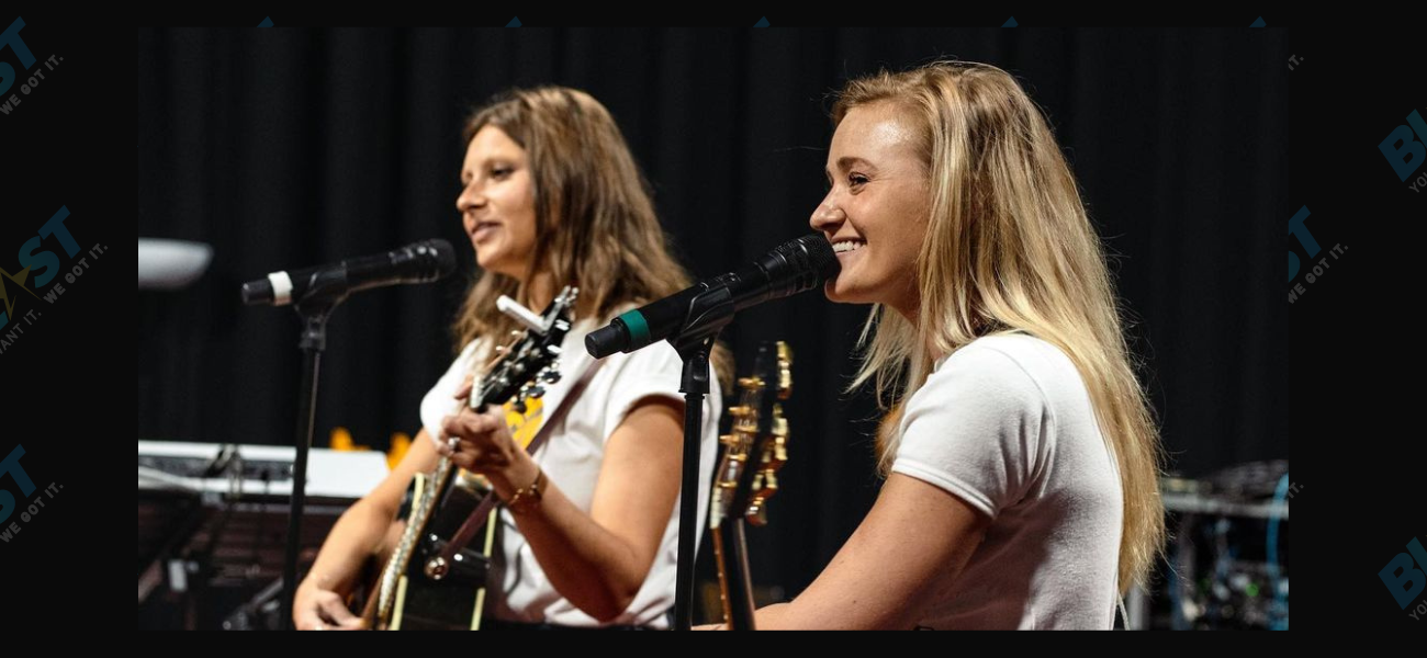 Aly & AJ performing live