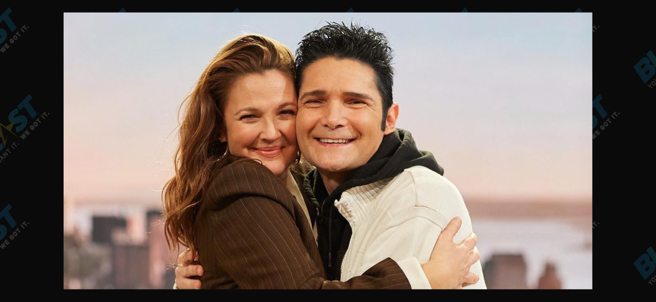 Drew Barrymore and Corey Feldman