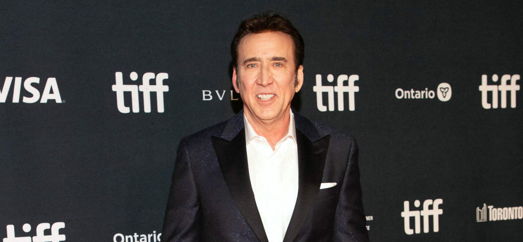 Nicolas Cage at the 2022 Toronto International Film Festival - "Butcher's Crossing" Premiere