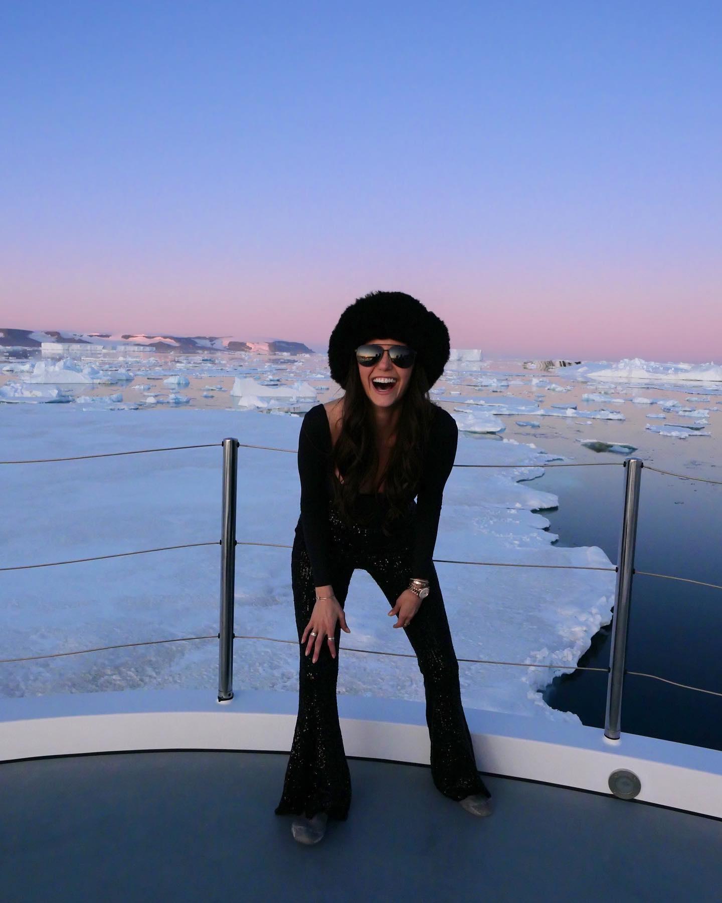 Shaun White and Nina Dobrev ring in 2023 in Antarctica