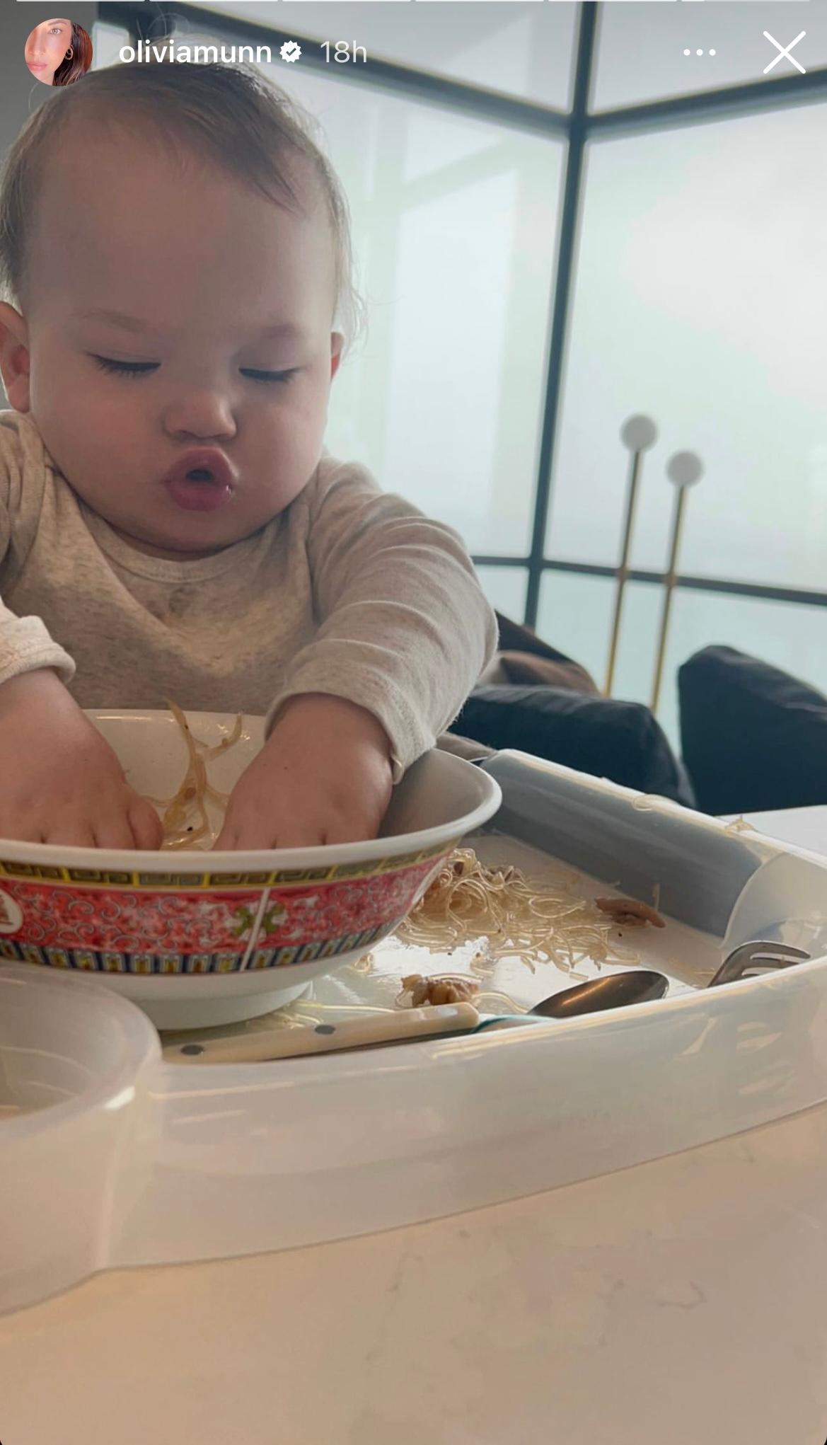 Olivia Munn and son Malcolm celebrate Lunar New Year