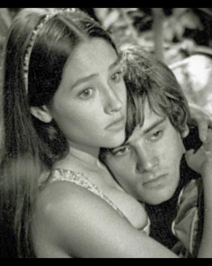 Leonard Whiting and Olivia Hussey in "Romeo and Juliet"