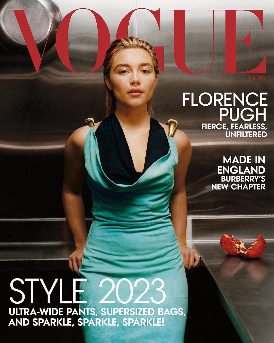 Florence Pugh Serve Up Martinis To 'Vogue' Staff While Discussing Shaving Her Head On Camera