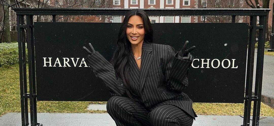 Kim Kardashian in Harvard
