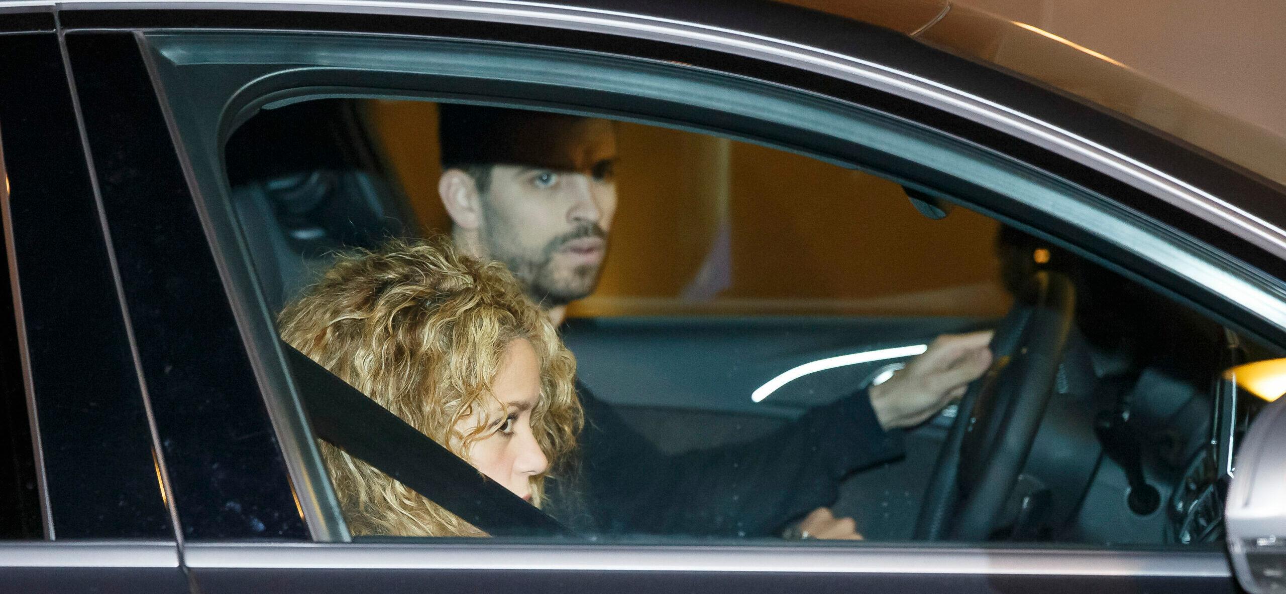 Soccer player Gerard Pique and singer Shakira in Barcelona