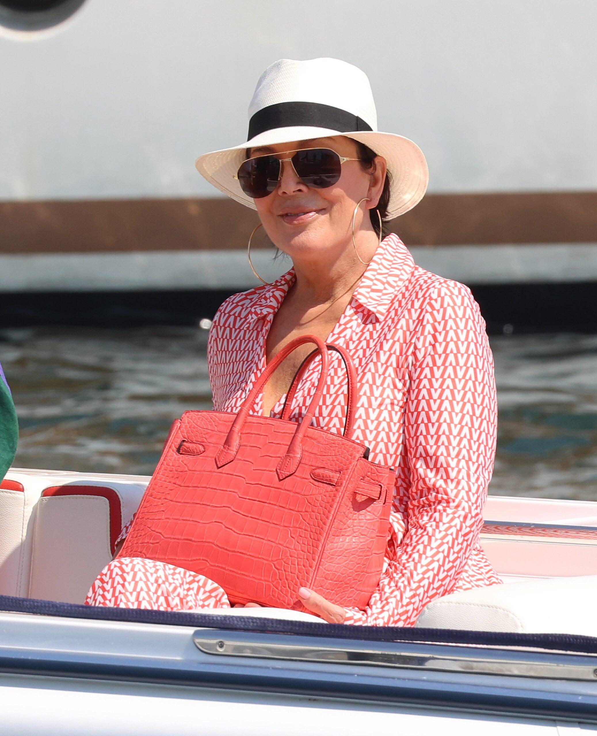 Kris jenner and LeAnn Rimes are seen together while on vacation in St tropez