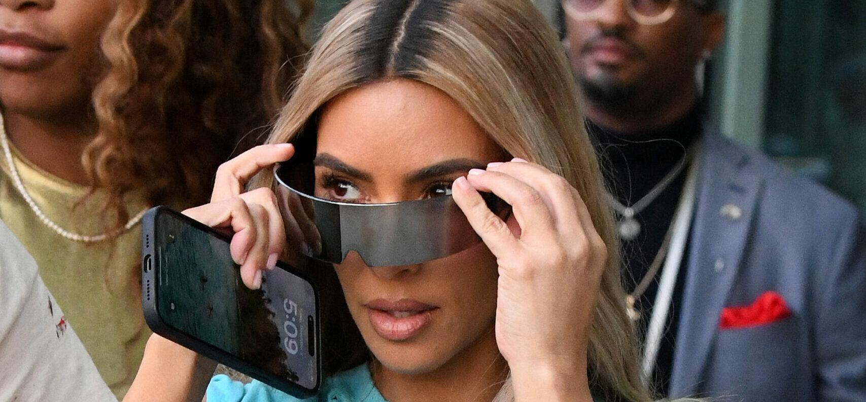 Kim Kardashian hits up Art Basel Miami Beach with sister Khloe and pals Serena Williams and Foodgod