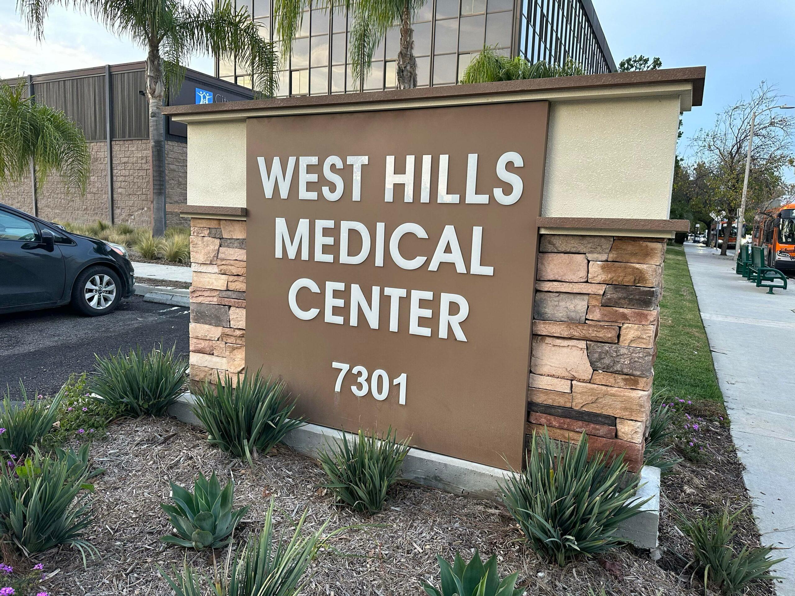 West Hills Hospital where Lisa Marie Presley is reportedly in critical condition after reportedly suffering a cardiac arrest at her home earlier today