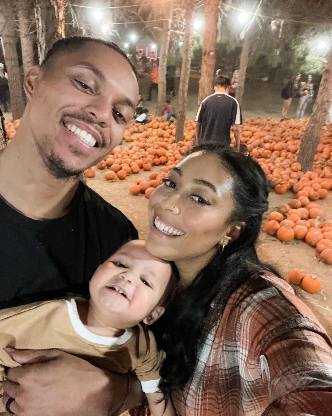 Sydel Curry-Lee, Damion Lee and son Daxon
