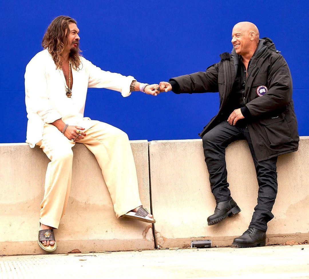 Jason Momoa and Vin Diesel star in Fast X