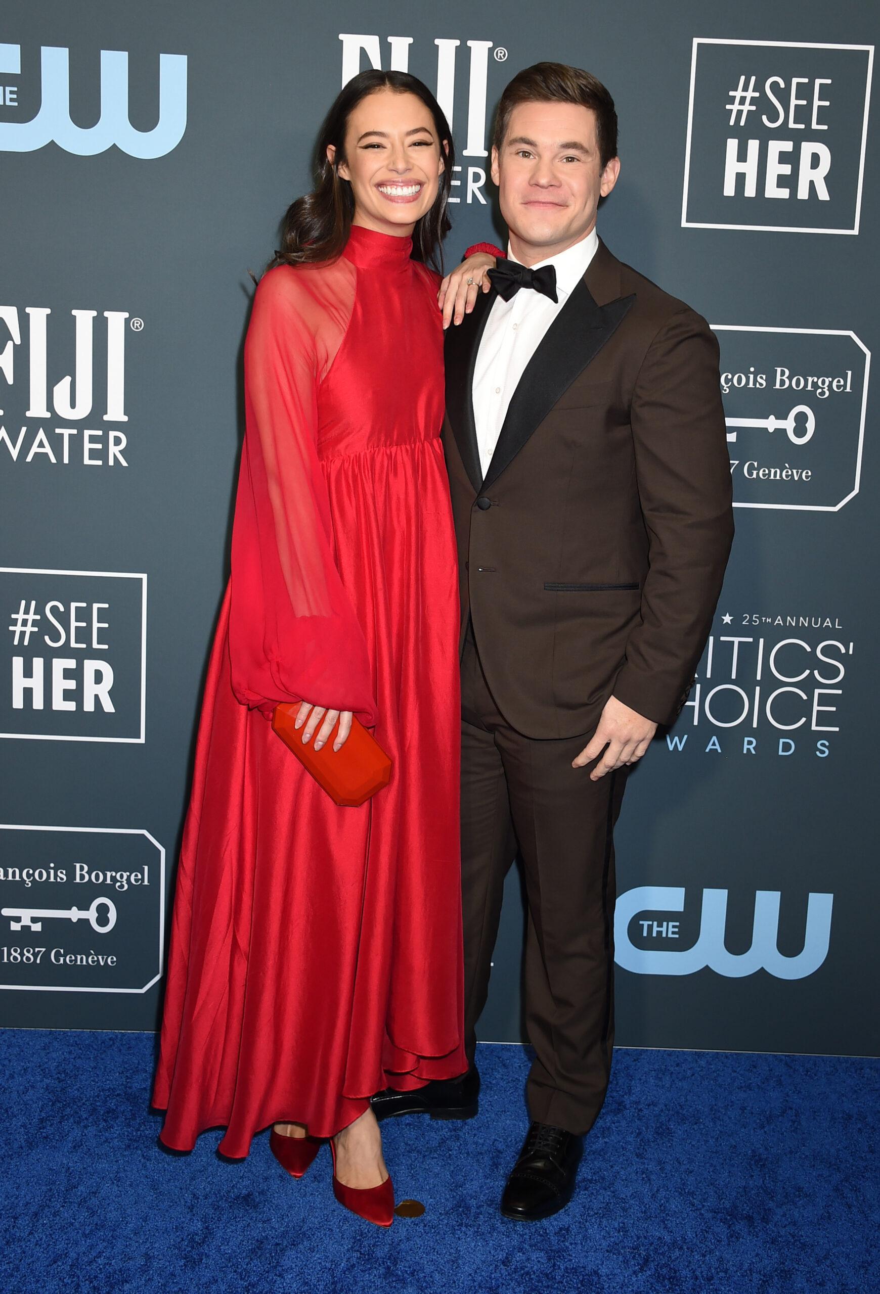 Adam DeVine and wife Chloe Bridges