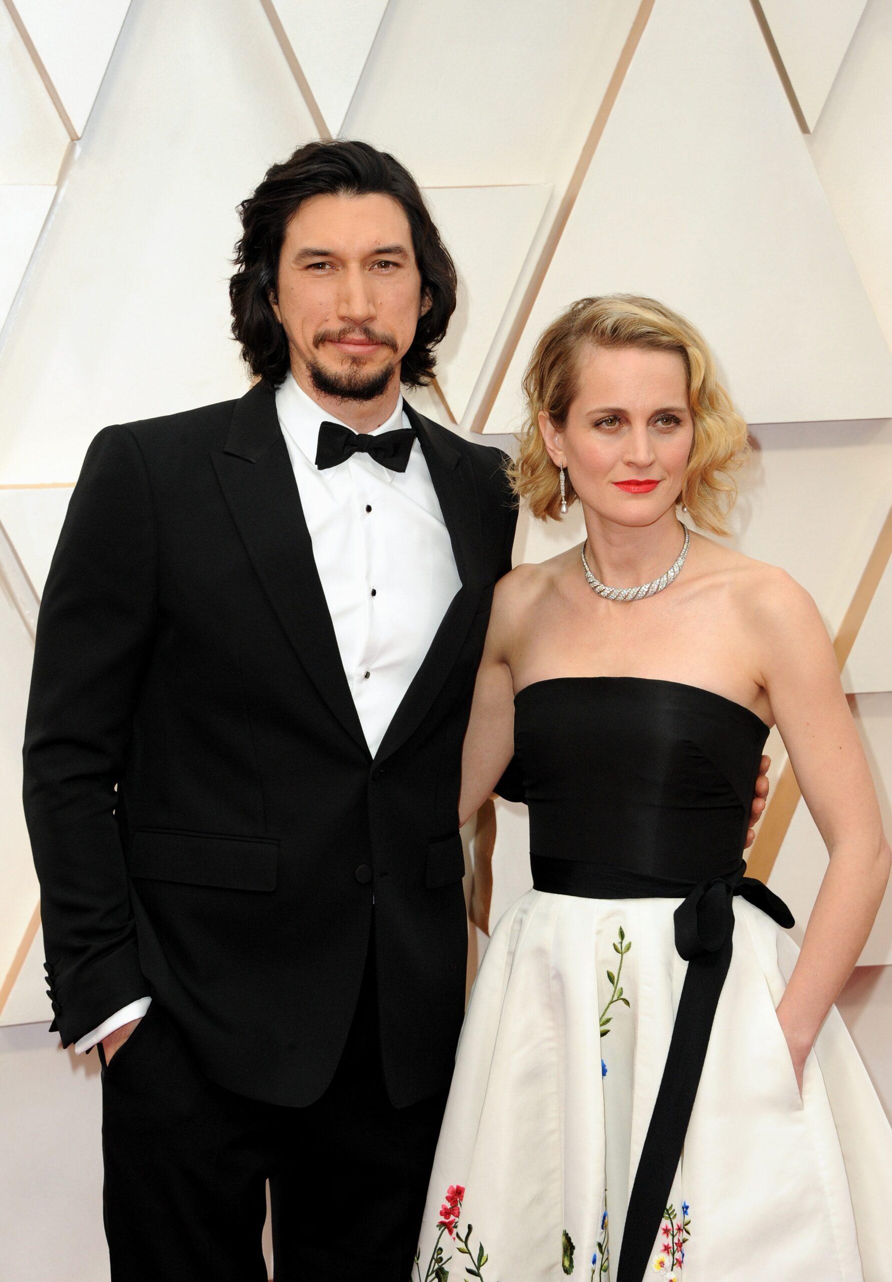 Adam Driver and Joanne Tucker at the 92nd Academy Awards