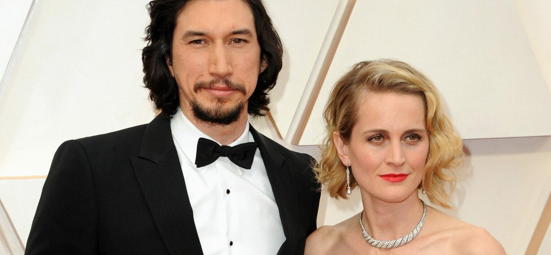 Adam Driver and Joanne Tucker at the 92nd Academy Awards