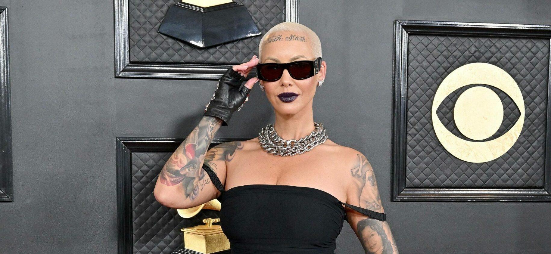 Amber Rose at the 65th GRAMMY Awards