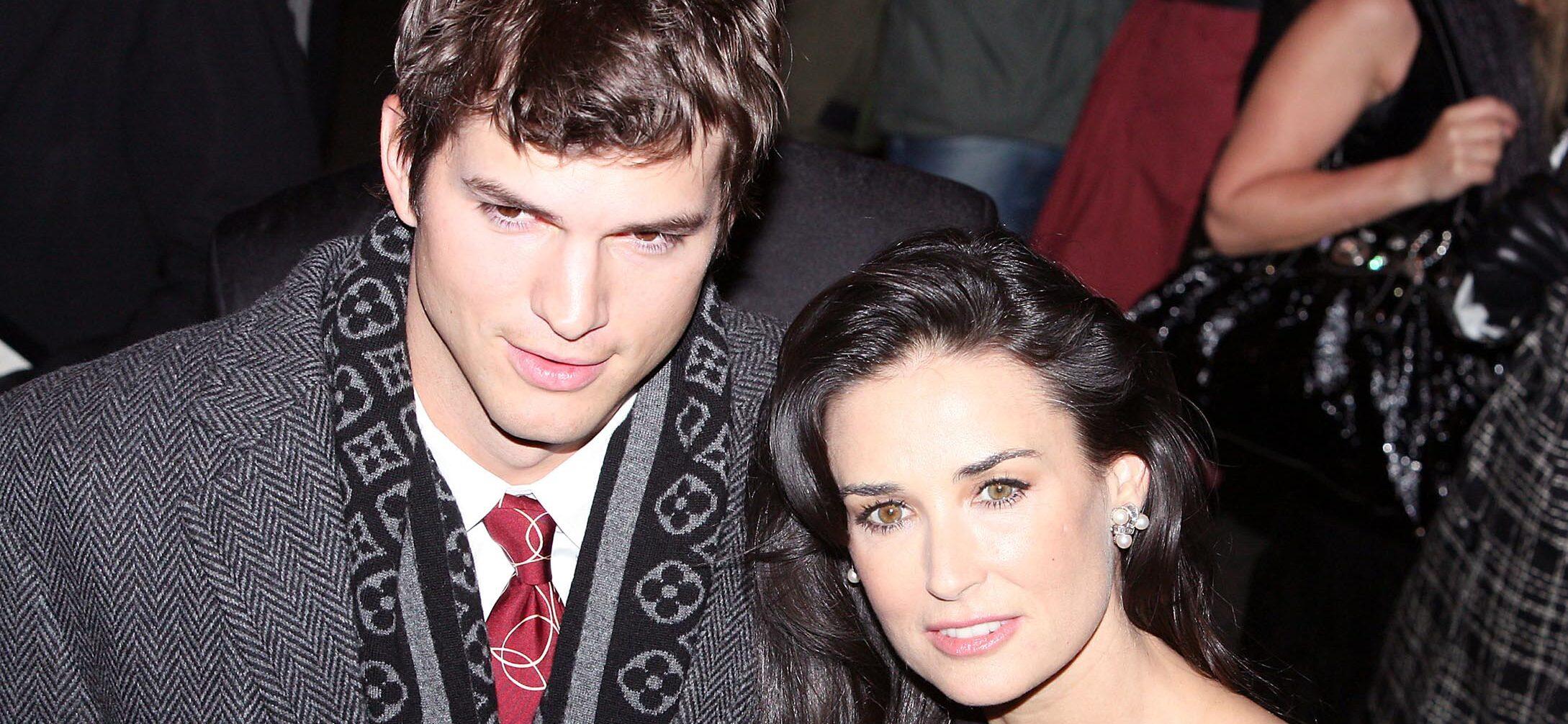 DEMI MOORE AND ASHTON KUTCHER ARRIVE AT THE UK CHARITY PREMIERE OF 'FLAWLESS'