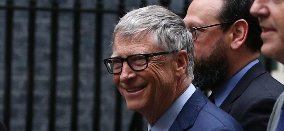 Bill Gates at Downing Street