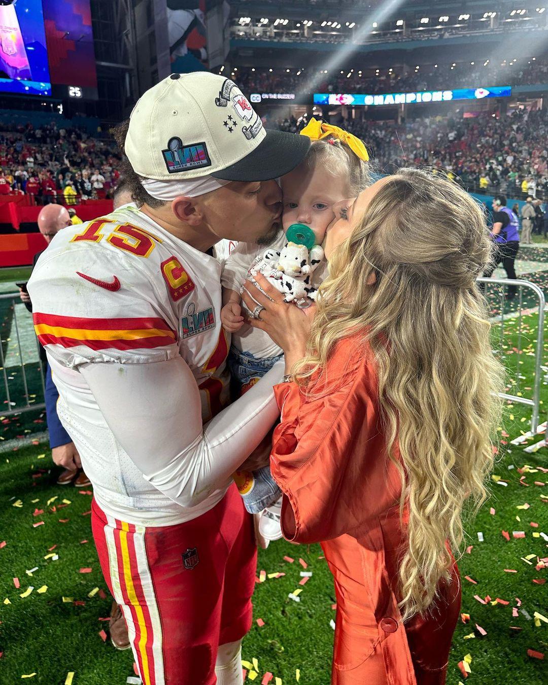 See Patrick Mahomes' Wife Brittany's Reaction To Kansas City Chiefs Super Bowl Win